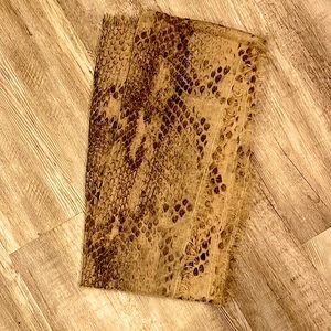 Madewell scarf snake print